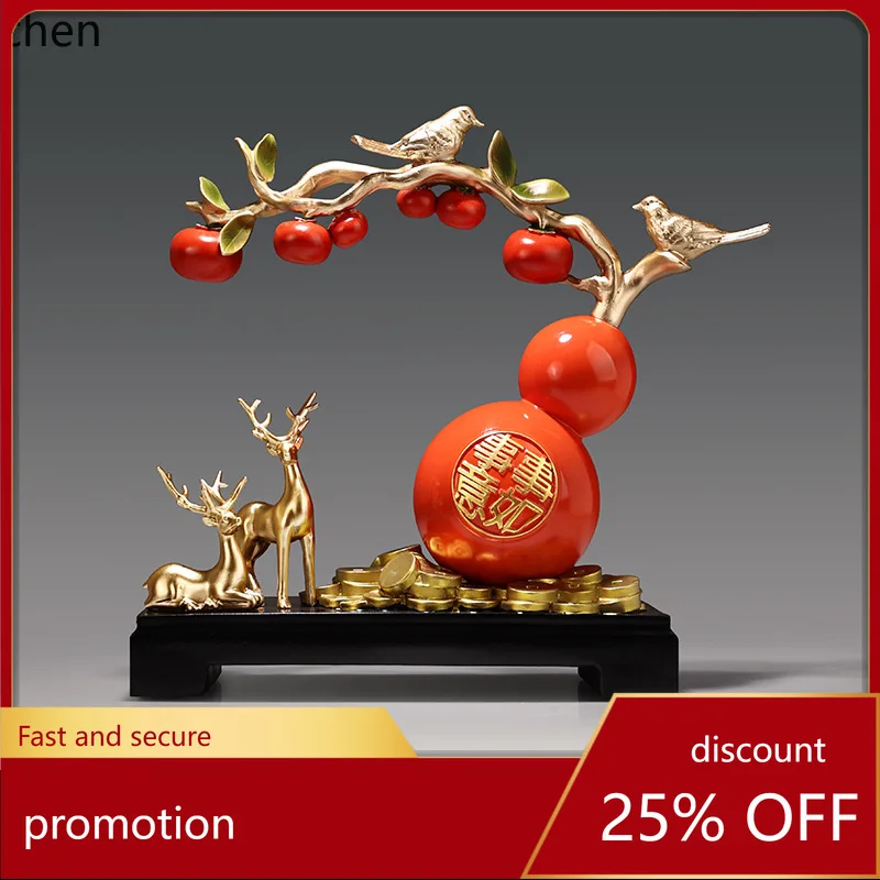 

HT new chinese style ruyi ornament - perfect housewarming, , home living room, wine cabinet, and tv stand decoration
