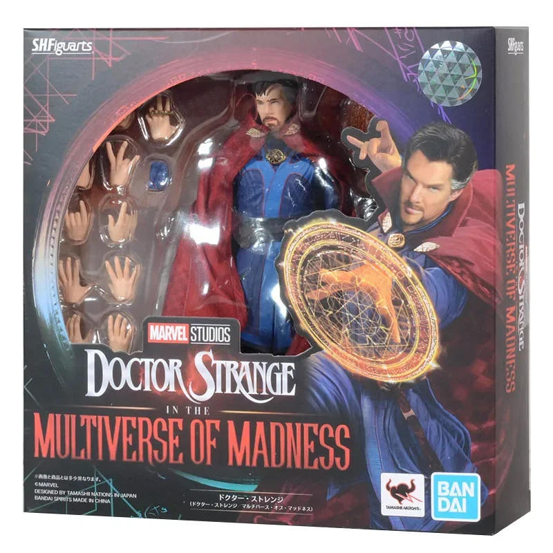 In Stock Original Bandai S.H.Figuarts Doctor Strange in The Multiverse of Madness Doctor Strange Anime Action Figure Toys Gifts