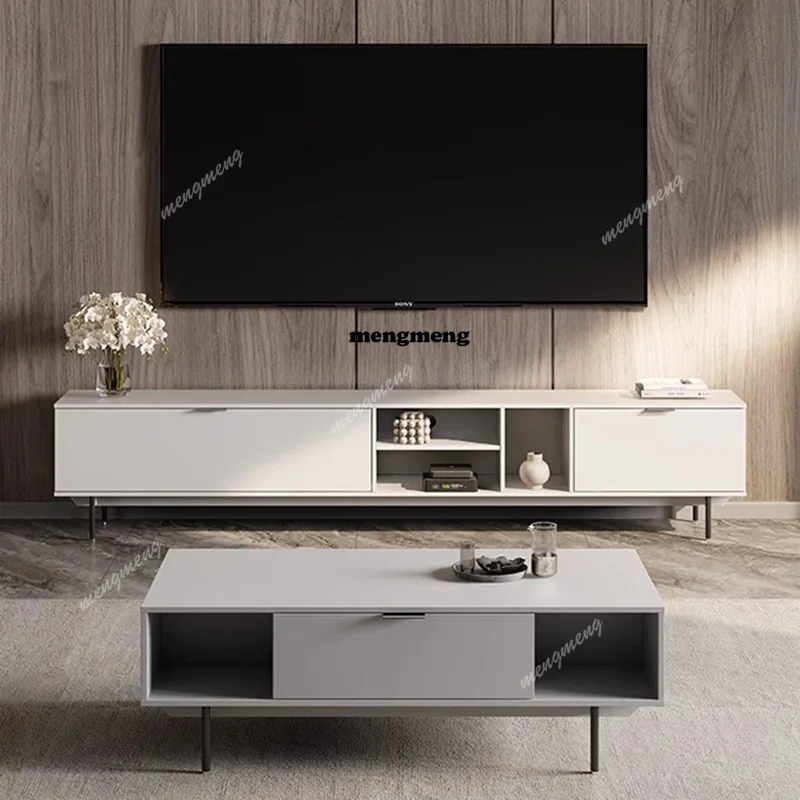 

Salon Wall Tv Stands White Cabinets Modern Console Tv Table Small Universal Office Organizer Suporte Para Tv Replica Furniture