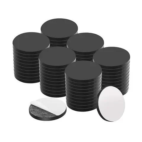 20/50PCS Magnetic Sheets Round Self Adhesive Magnet Office Refrigerator Flexible Magnetic Sticky Stickers For Home Hot Sale