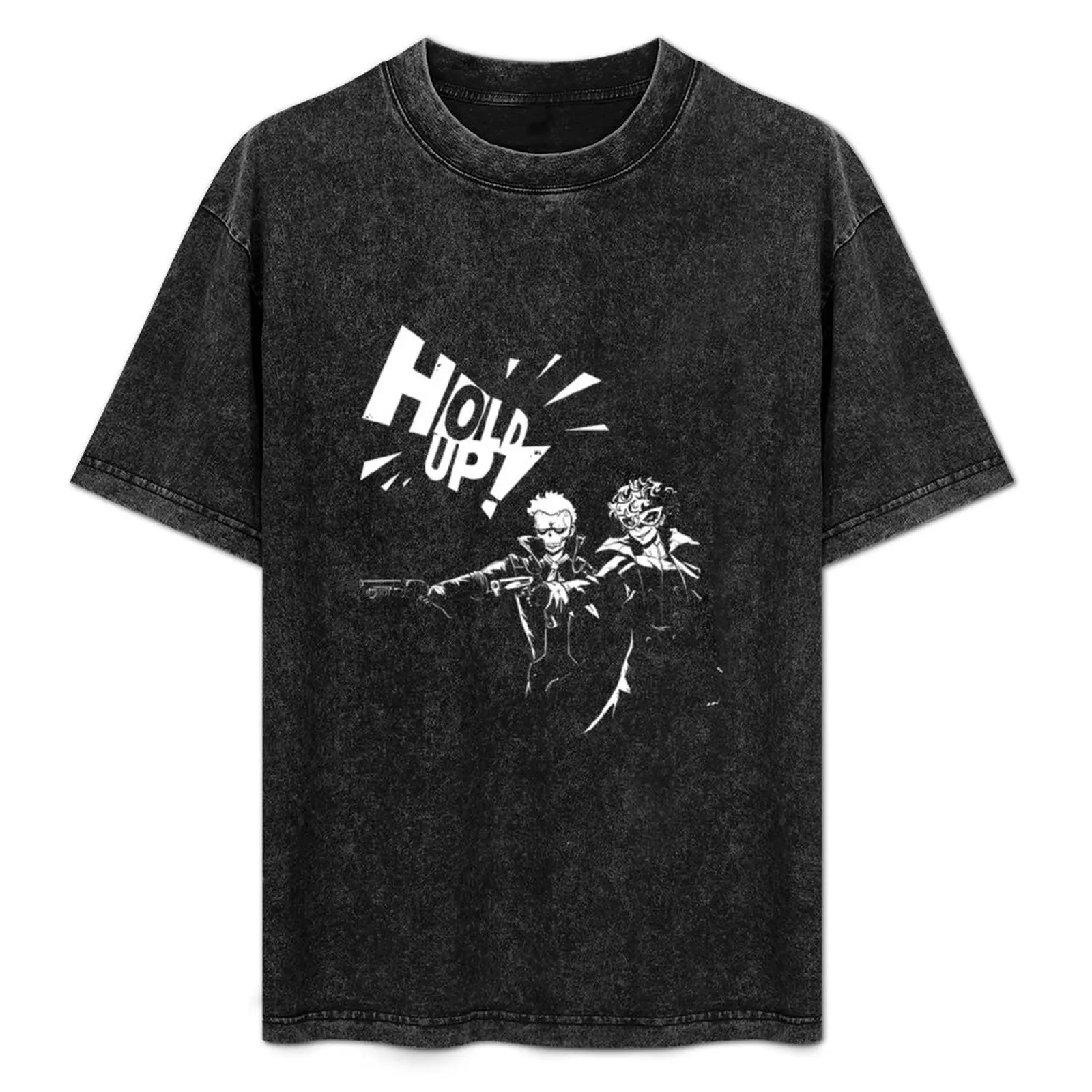 HOLD UP! Pers0na 5 - T-Shirt Casual Minimalist Short Sleeve Top