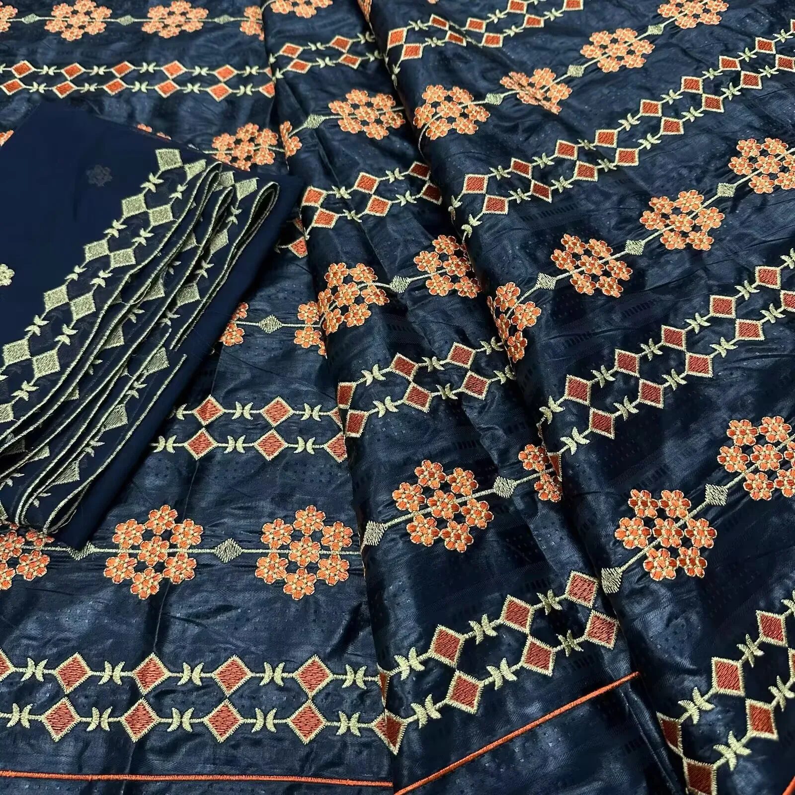 Afrikanische Bazin Stoffe Original Tissu Africain 5 + 2 yards Femme 2025 Baumwolle Stoff 100% Neue Shadda Österreich Qualität Guinea brokat