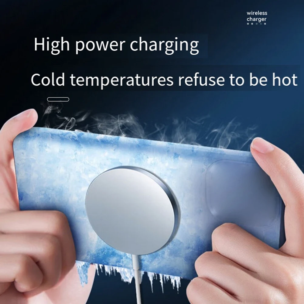 15W 磁気ワイヤレス充電器 iPhone 12 13 14Promax 15Pro XR Xsmax Type-C 高速ワイヤレス充電器用