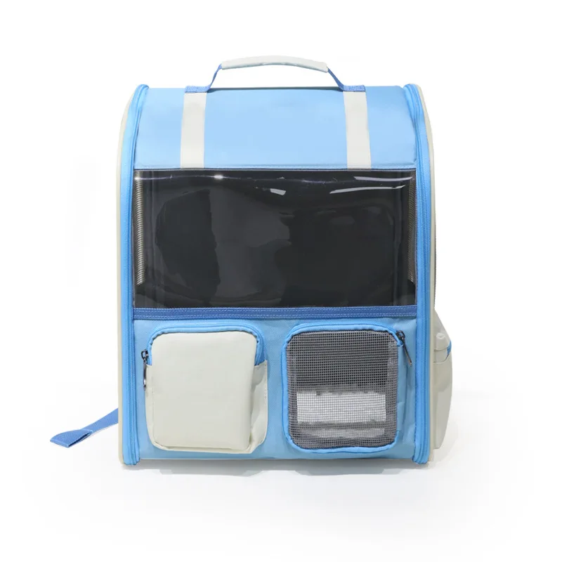 

All Seasons Semi - Transparent Anti - Stress Pet Carrier Bag! Portable, Large Capacity with Dual - Handle & Shoulder Strap Desig