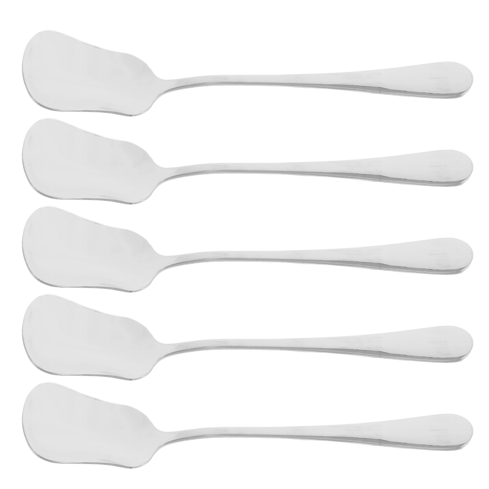

5 Pcs Stainless Steel Dessert Spoons Mini Ice Cream Creative Coffee Tea Spoon Honey Espresso Kitchen Bar Utensils Easy Clean