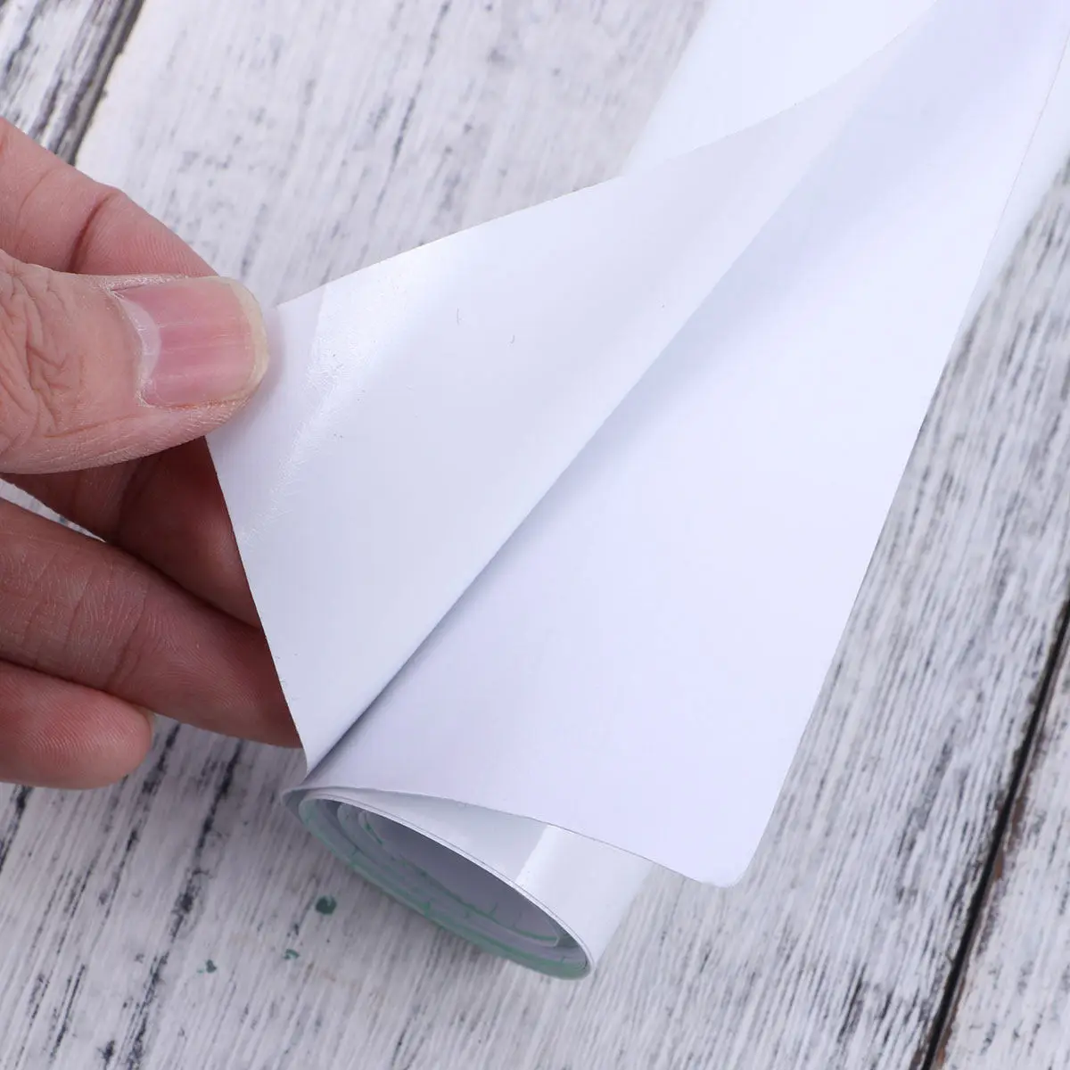 

Glossy Bright White Vinyl Car Wrap Film Self-Adhesive Waterproof PVC Sticker for Motorcycle Laptop Window Furniture