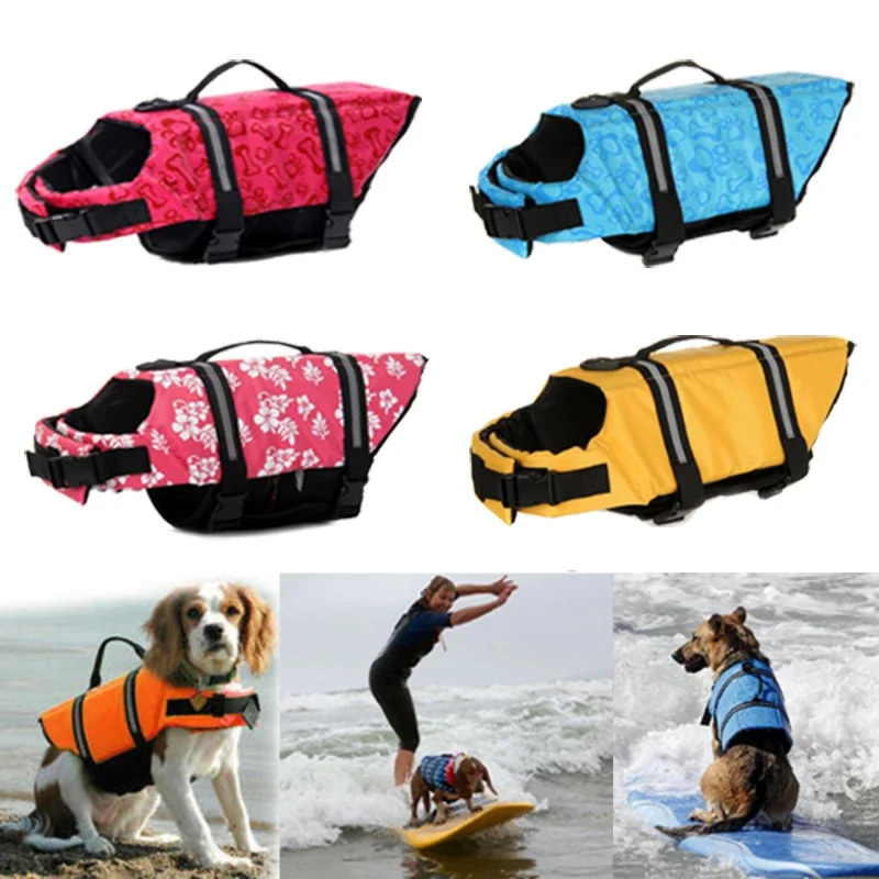 Summer Dog Life Vest Jacket Reflective Pet Clothes for a Dog Puppy Rescue Swimming Wear Doggy Life Jacket Vests Dog Clothes