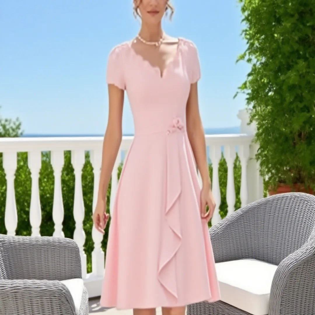 

Шифоновое свадебное платье А-силуэта длиной до колена с аппликацией по индивидуальному заказу, вечернее платье для матери невесты