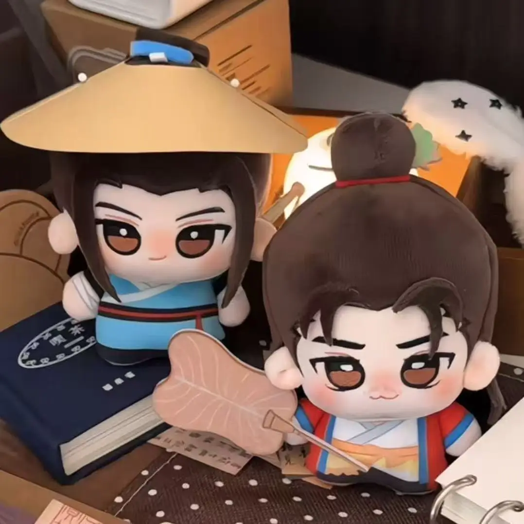 Action 10cm Zhongli Quan Lu Dongbin Cotton Doll The Eight Immortals Movie Cute Plush Anime Collectible Toys Pendant Gift for Fan