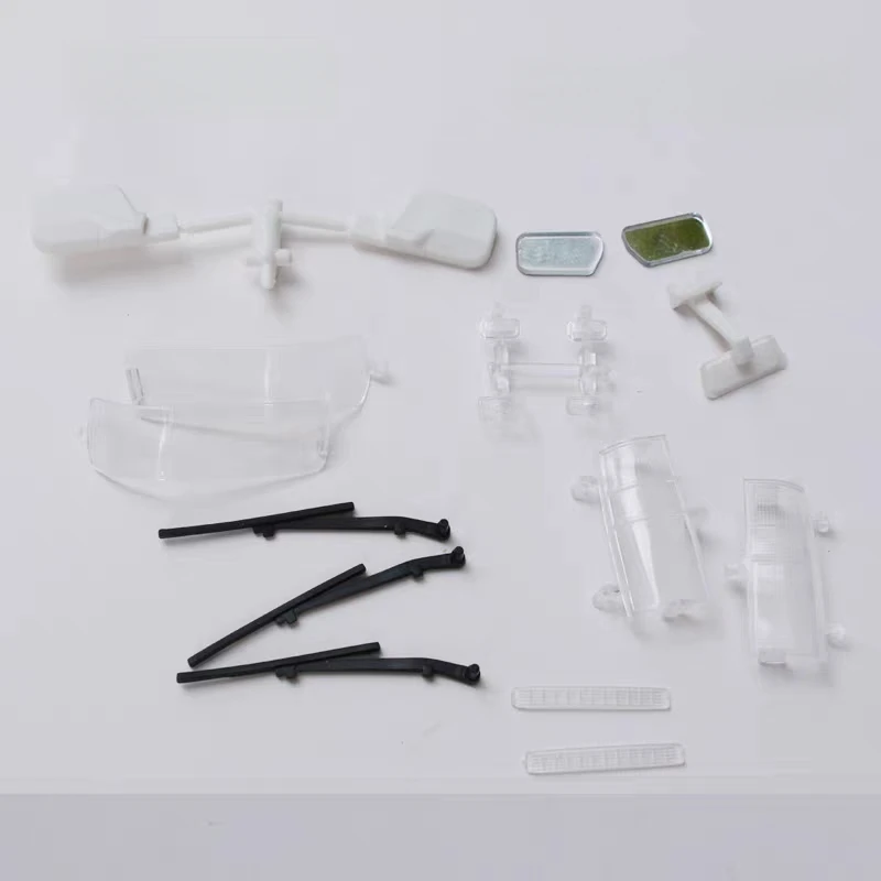 RCRUN Land Cruiser lc80 Hard body Light shell /Mirrors for 1/10 scale Remote Control toys accessories RC Crawler Car Option part