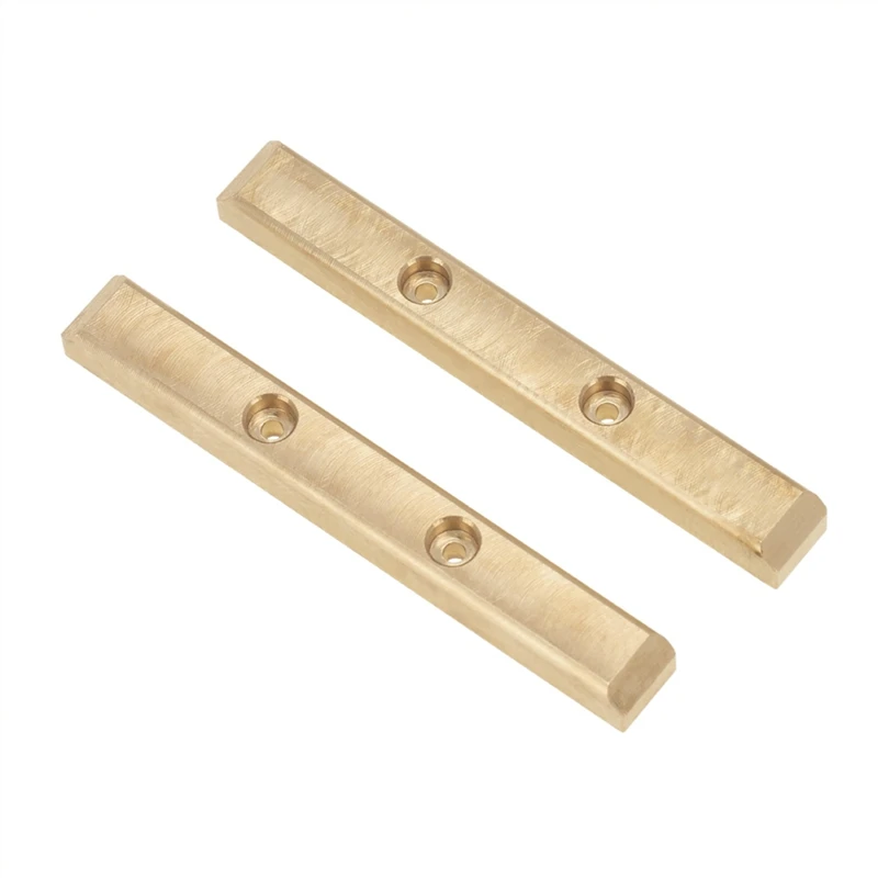 Brass Matching Weight Bar Beam Side Weight Block Spare Parts 1/24 Simulation Model Car Suitable For Axial SCX24 90081