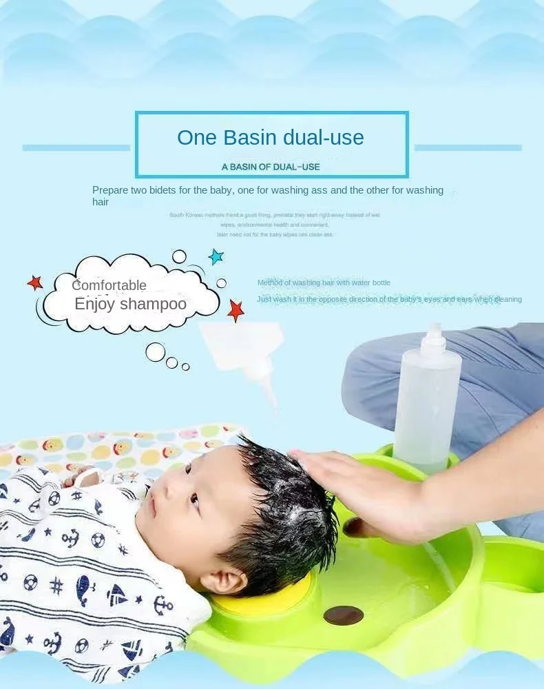 1pc Portable baby wash tub Newborn Cute Animal Cartoon ABS Washing Basin Infants Washing Ass Head Bathtub Wholesale #TC