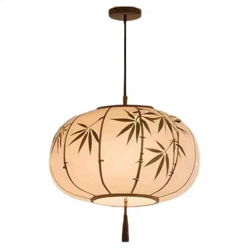 

Song style aesthetic pendant light Chinese Zen style entrance hallway small pendant light vintage homestay bedroom pendant light