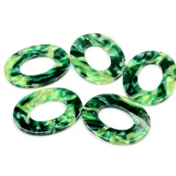 Tortoise Shell Beads,Acetate Acrylic Earring Charms,Acetate Acrylic Long Oval Shaped,Jewelry findings,Earrings Parts