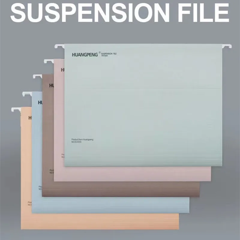 

10pcs A4 Suspension Files With Tabs Hanging File Folders Extra Capacity Hang Folder A4 Document Organizer Office School Supplies