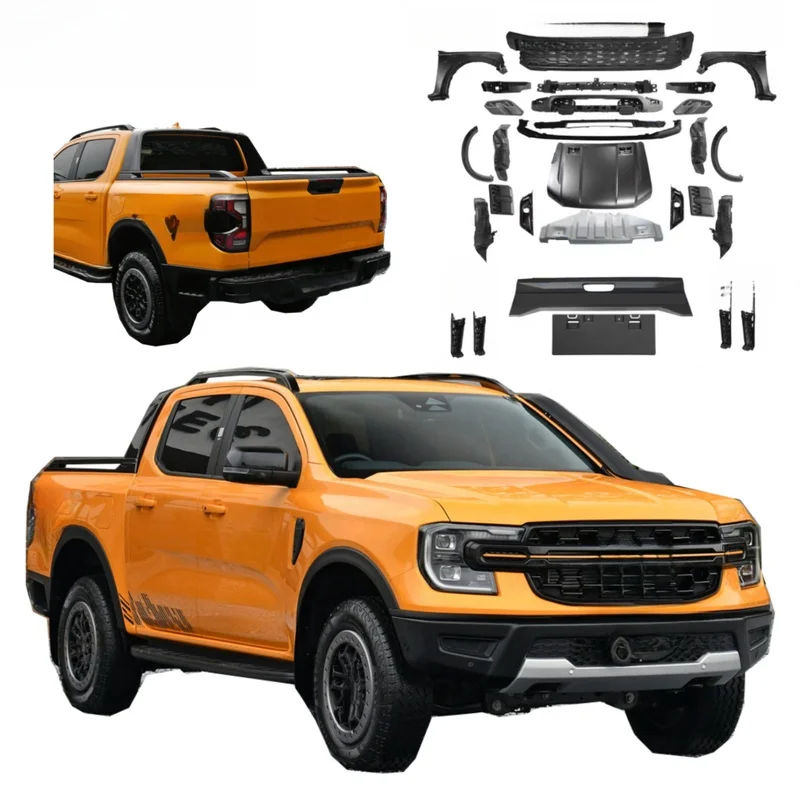 High Quality 2012-2021 4X4 Offroad Pickup Raptor Look Body Kit 2022 Style Upgrade Parts