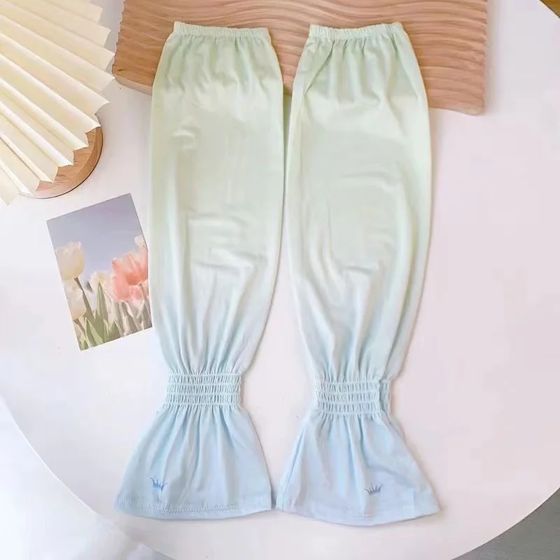 ฤดูร้อนครีมกันแดดGradientโคมไฟแขนน้ําแข็งสําหรับGirls HeartครีมกันแดดเกาหลีEdition Ice Silkแขนท่องเที่ยวกลางแจ้งหลวมAr