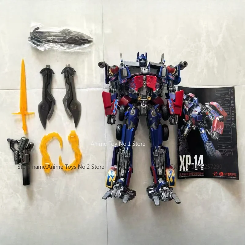 Transformator heeft inventaris en verzamelbaar XP-14 Optimus Prime G1 Beweegbare modelfiguren Speelgoedfilm Anime Populaire collectiegeschenken