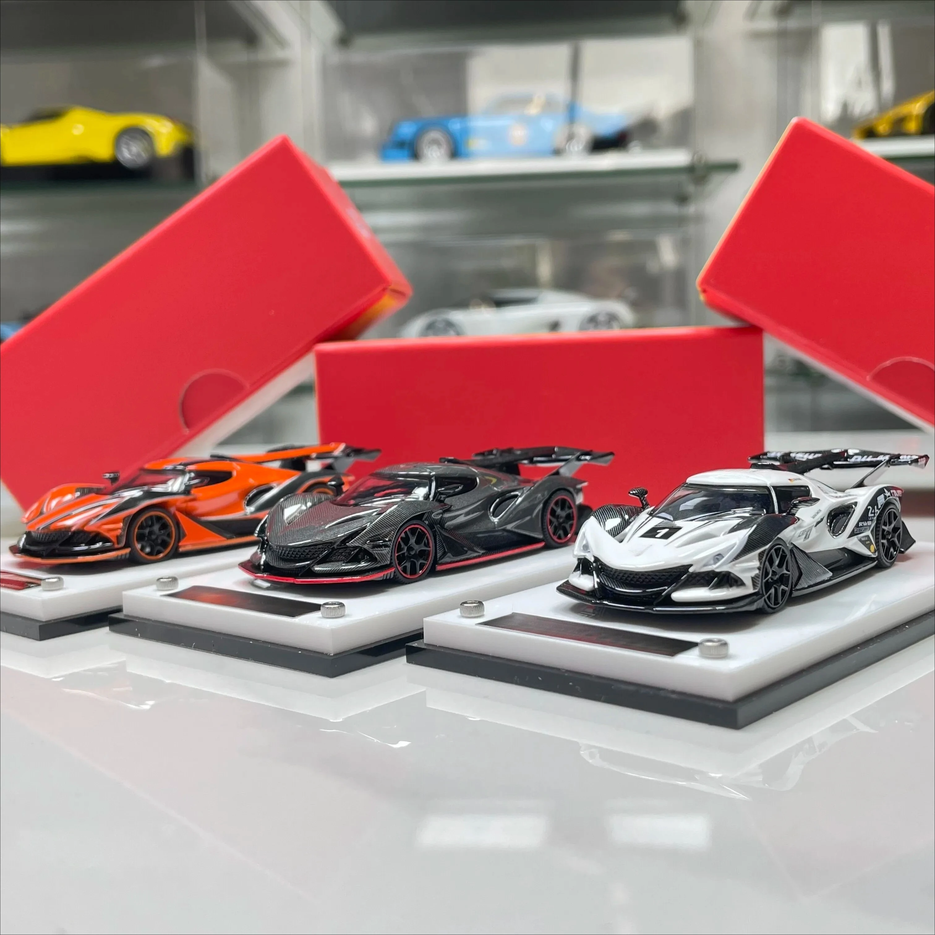 FOR Apollo EVO Sun God IE 1:64 Alloy Car model Alloy material model ornaments for decoration, festival gifts for boys