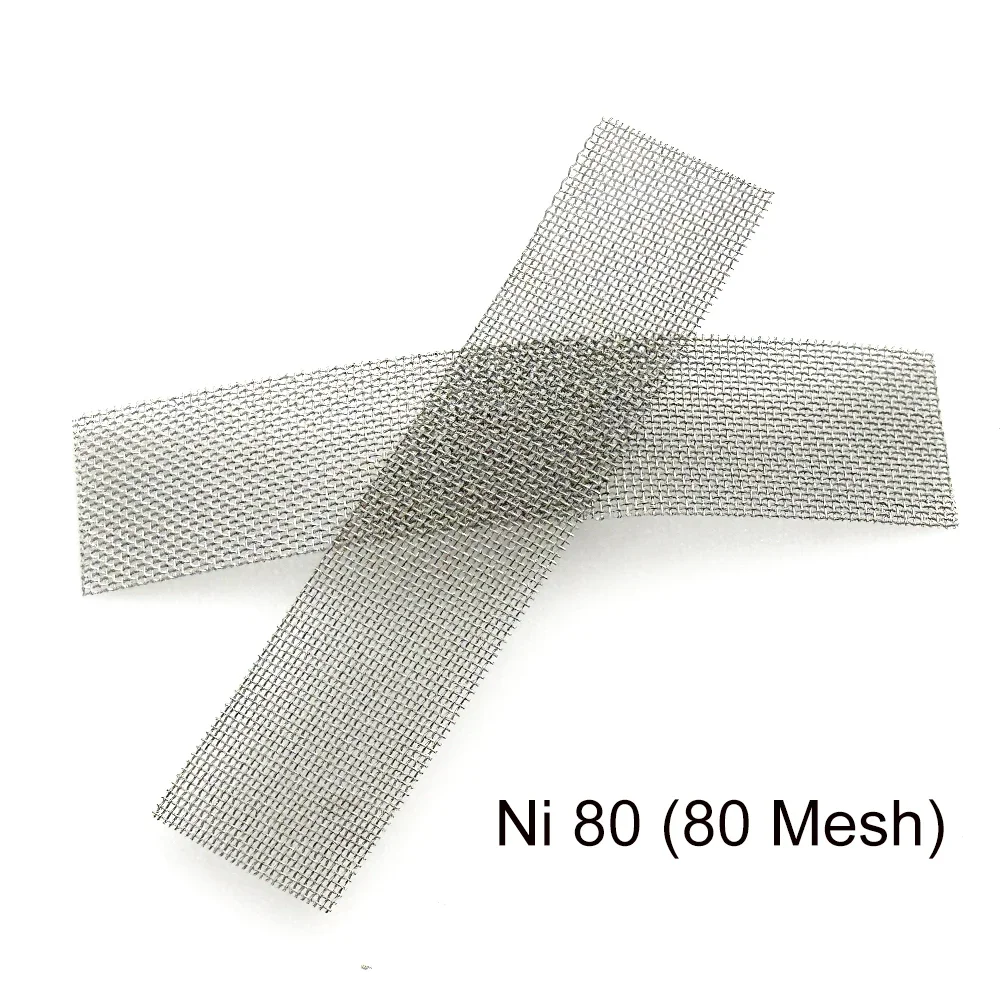 5/10PCS Mesh Wire Coil SS316L Ni80 Wide 1cm Prebuilt Wire for Mesh Pro RDA Tank