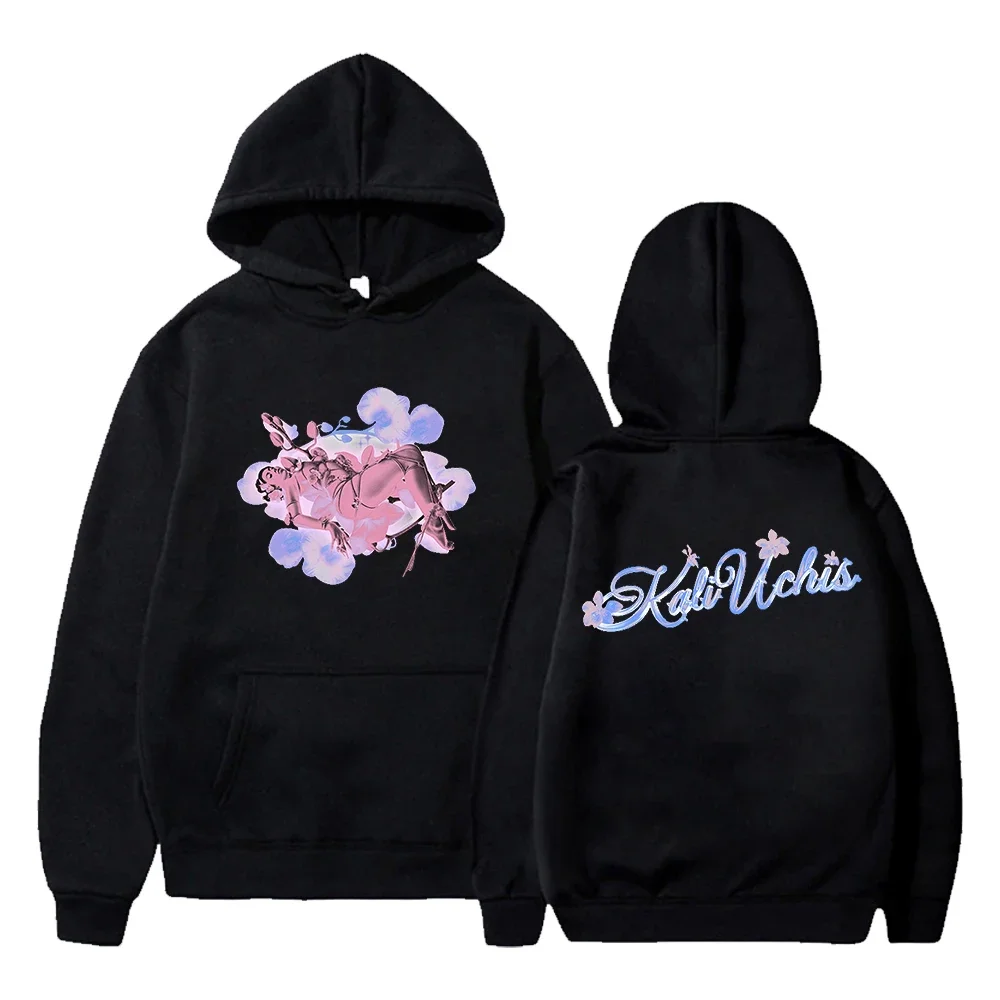 Kali Uchis Rode Maan In Venus Westkust Tour Oversized Dames/Heren Hoodie Sweatshirt Y 2K Streetwear Hiphop Pullover Jas Met Capuchon