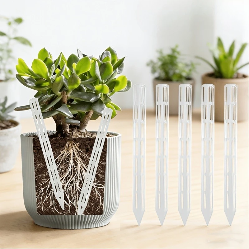 Adjustable Plant Root Aeration Stakes Cuttable Length Soil Ventilation Tubes for Flower Pot Bonsai Houseplants Garden