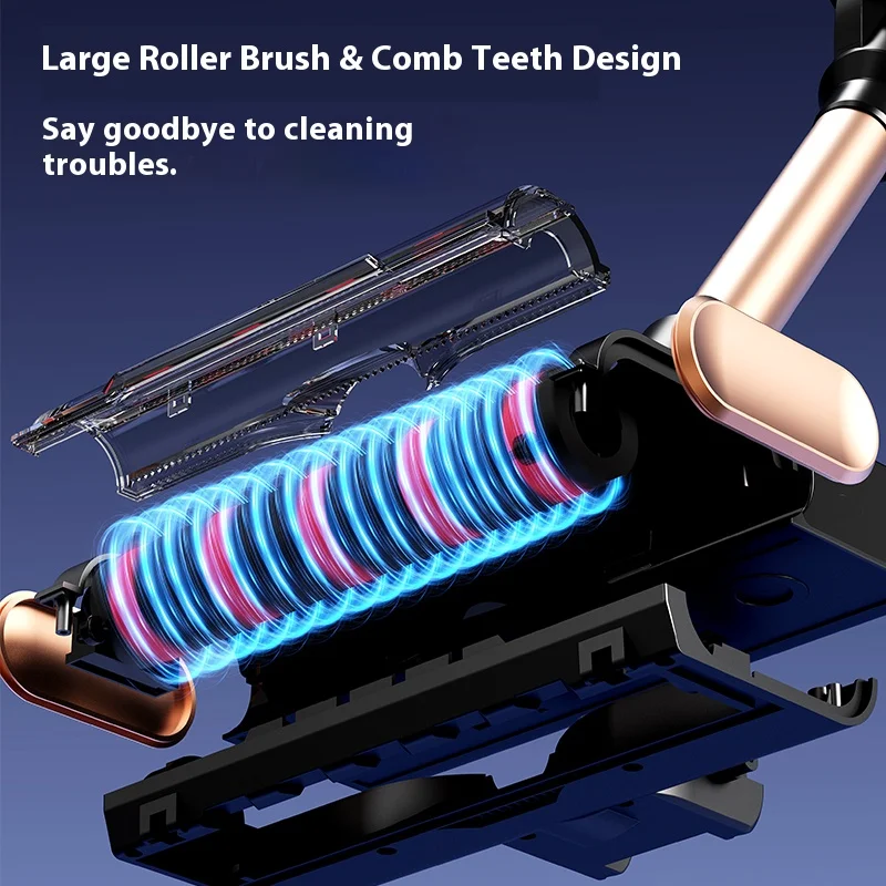 Wireless Intelligent Vacuum Cleaner with 16kpa High Suction Foldable Three-Mode Control for Home Cleaning