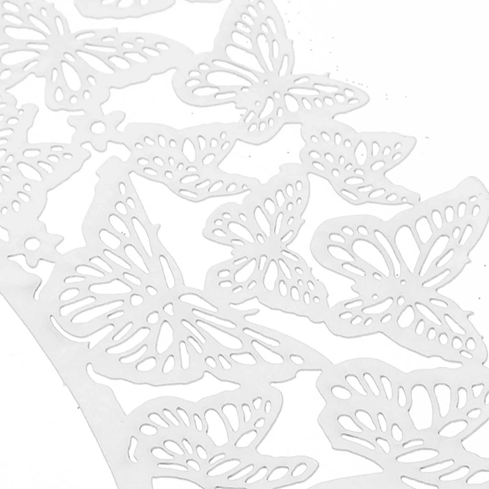 

50pcs Butterfly Hollow Border Cupcake Cups White Liners Christmas Cake Wrappers Baking Supplies Elegant Decorations
