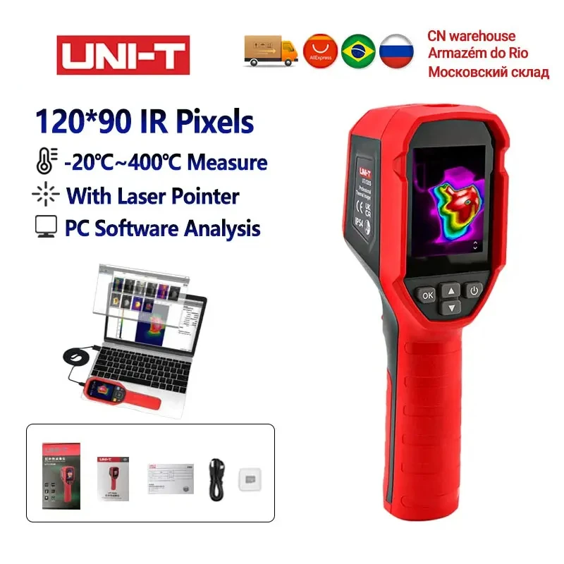 UNI-T UTi120S PCB Circuit Industrial Testing Floor Heating Test  PC Software Analysis camera