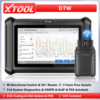XTOOL D7W OBD2 Scanner Wireless Diagnostic Tool Bidirectional Car Scanner ECU Coding 39+ Resets CANFD DoIP 3 Years Free Update