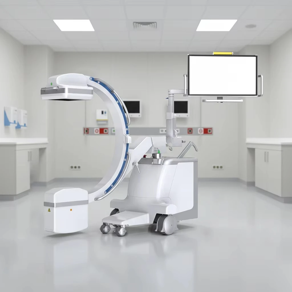 LTX51 mobile c-arm fluoroscopy machine with intelligent FPD imaging unit for digital radiography hospital use
