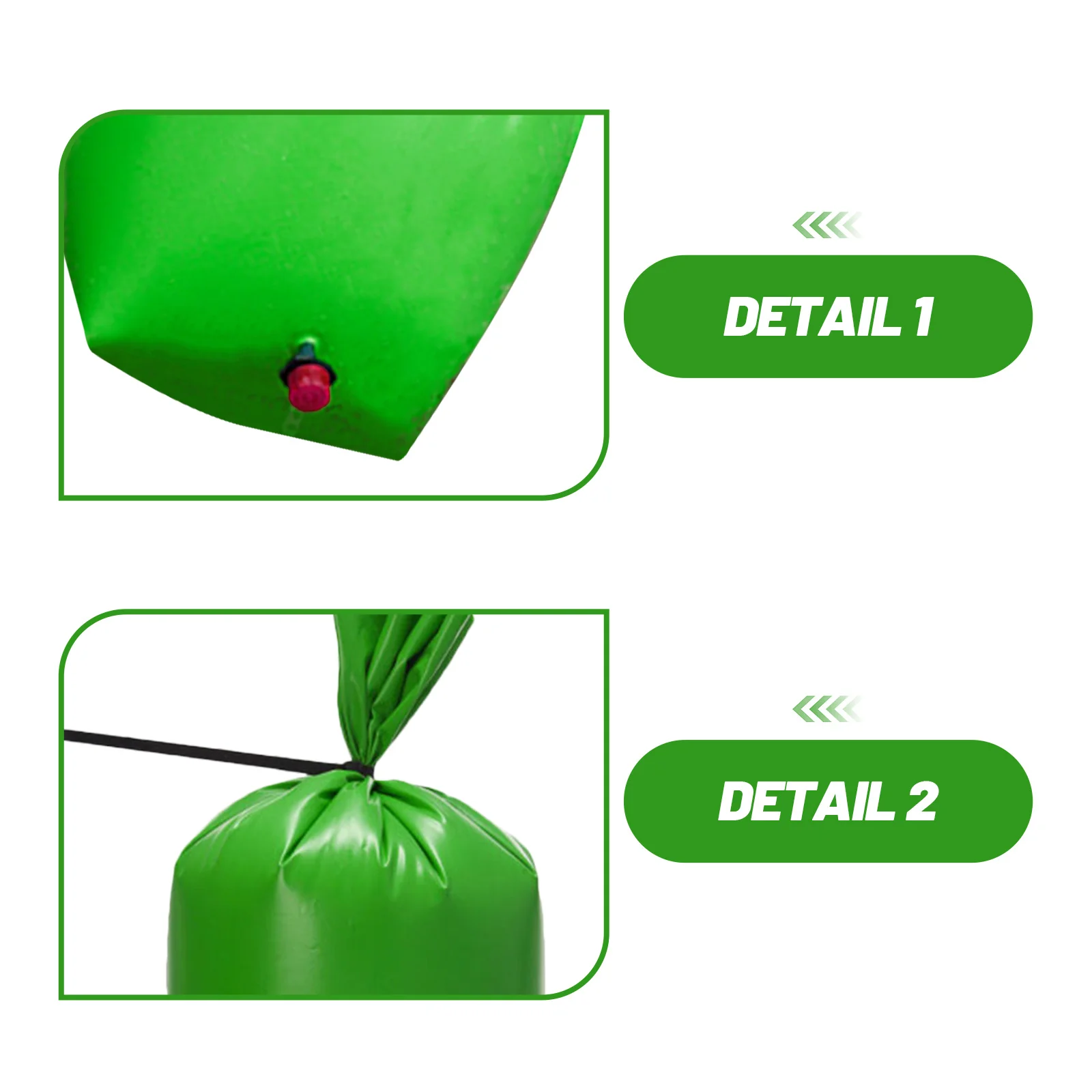 Worek do nawadniania drzew z wolno uwalnianym wodą, lekki, oszczędzający wodę, do nowych drzew, krzewów i roślin doniczkowych, przenośny.