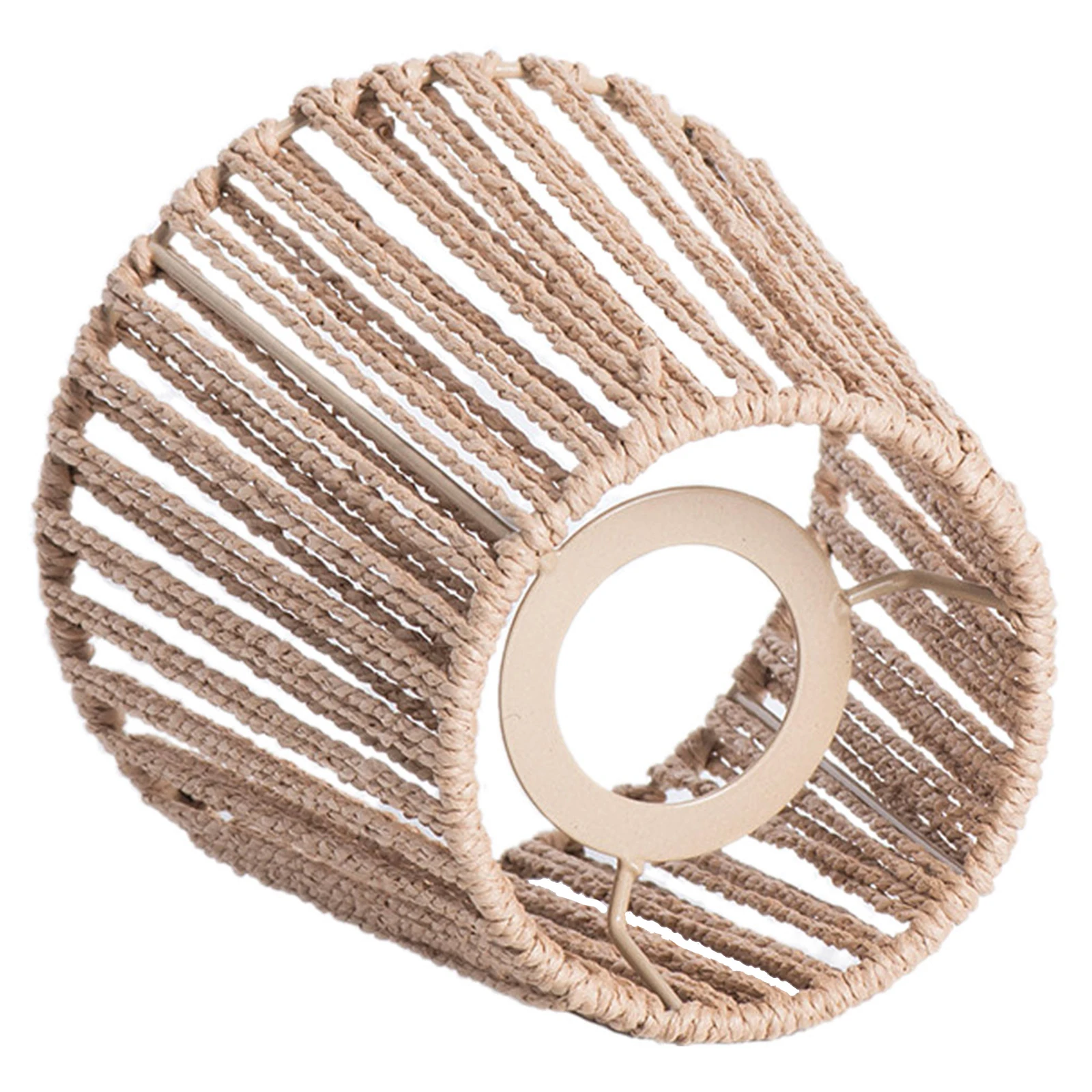 

Rustic Hemp Rope Pendant Lamp Shade Vintage Woven Ceiling Light Cover for Home Farmhouse Decoration Lamp Cover