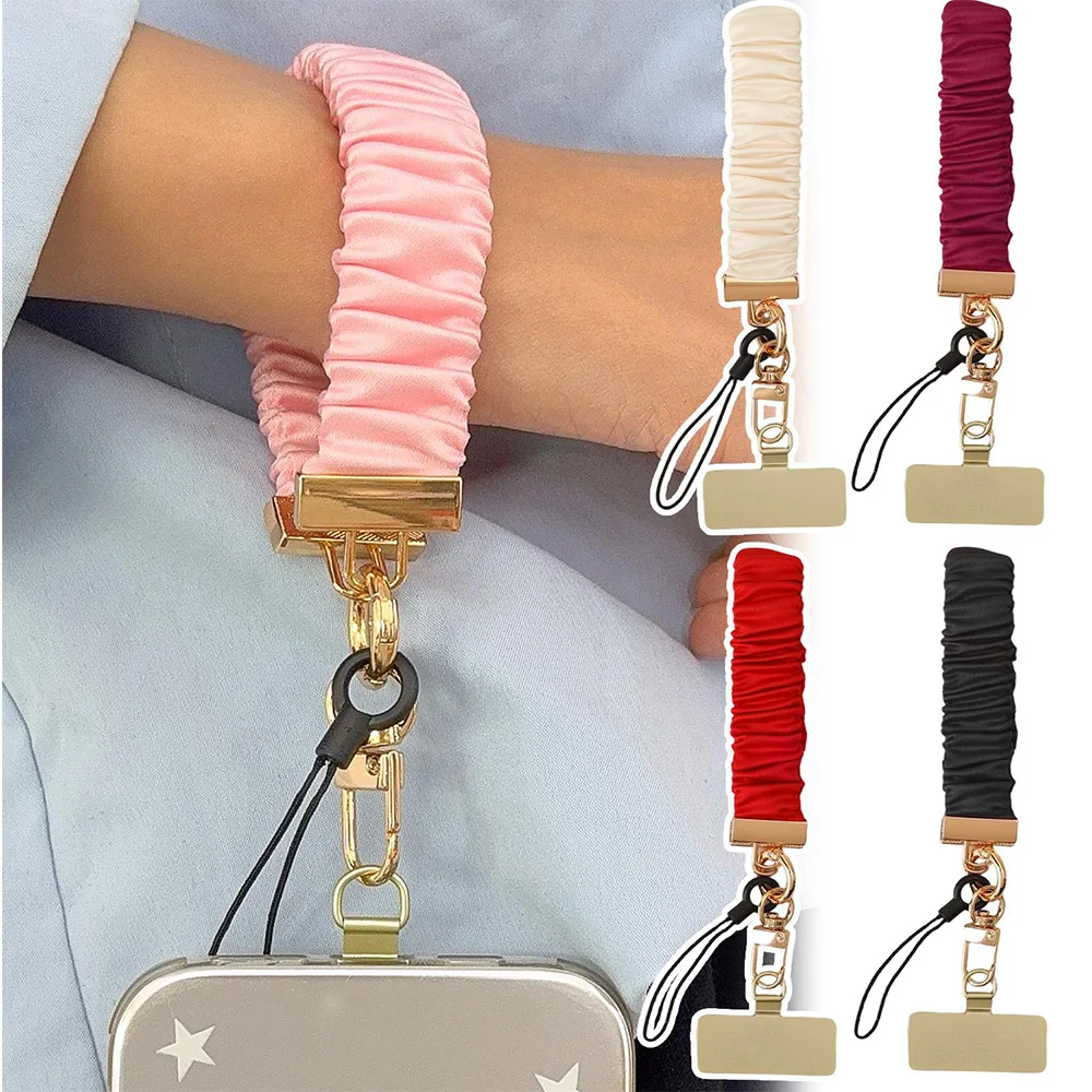 

Universal Anti-lost Mobile Phone Chain High Quality Mobile Phone Lanyard Metal Wrist Buckle Phone Lanyard for Women Decoration