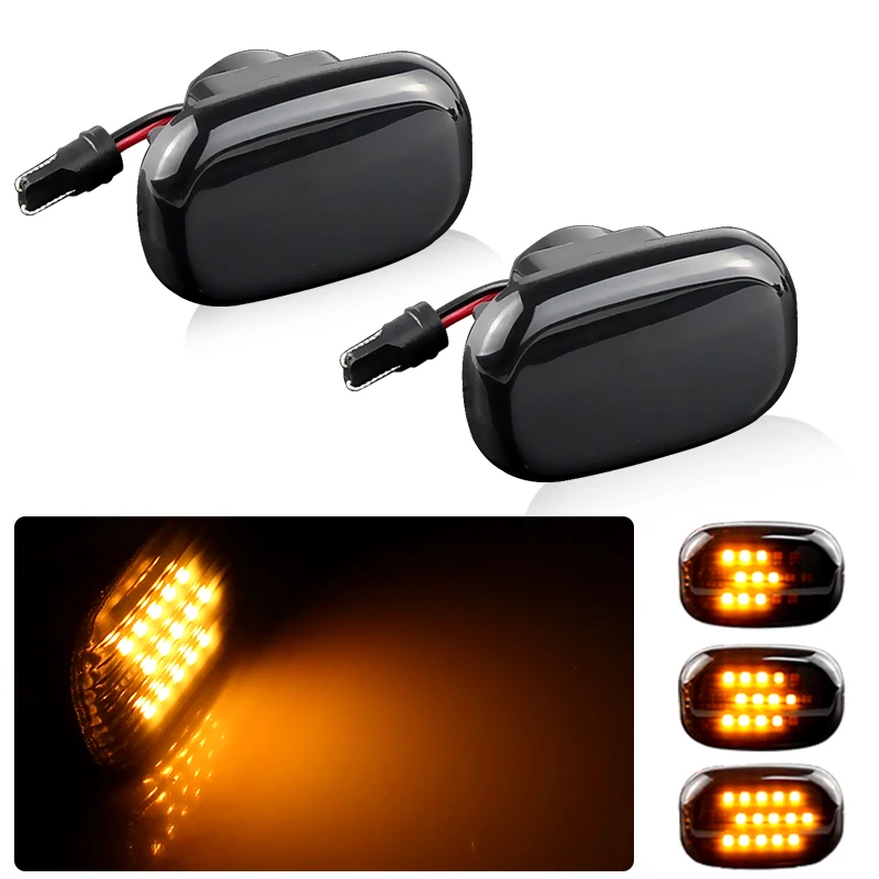 2pcs Dynamic Led Side Marker Flowing Turn Signal Light Panel Lamp for Toyota Celica(Curren) Mk6 T20/Mk7 T23 Corolla  Starlet EP