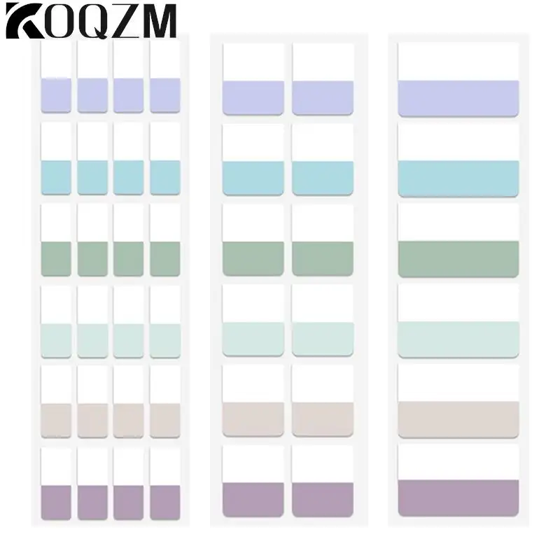 120/240pcs Multicolor Sticky Writable Repositionable Index Tabs Flags For Pages Book Markers Reading Note Sticker
