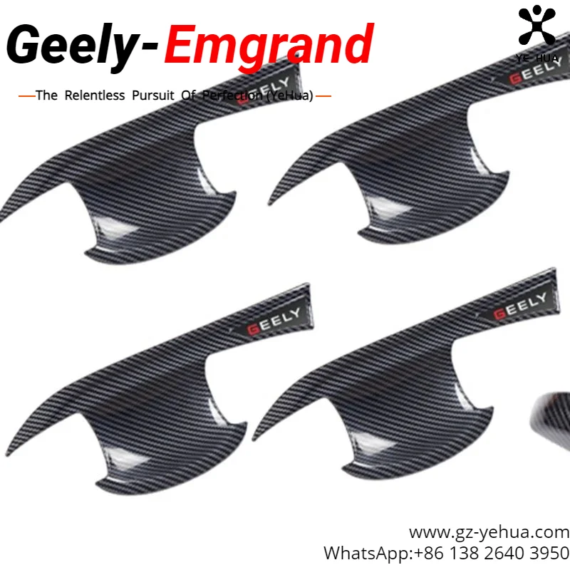 

For GEELY EMGRAND 2022-2024 Special Door Bowl Handle Sticker Automobiles Parts Accesorios Para Auto Tools