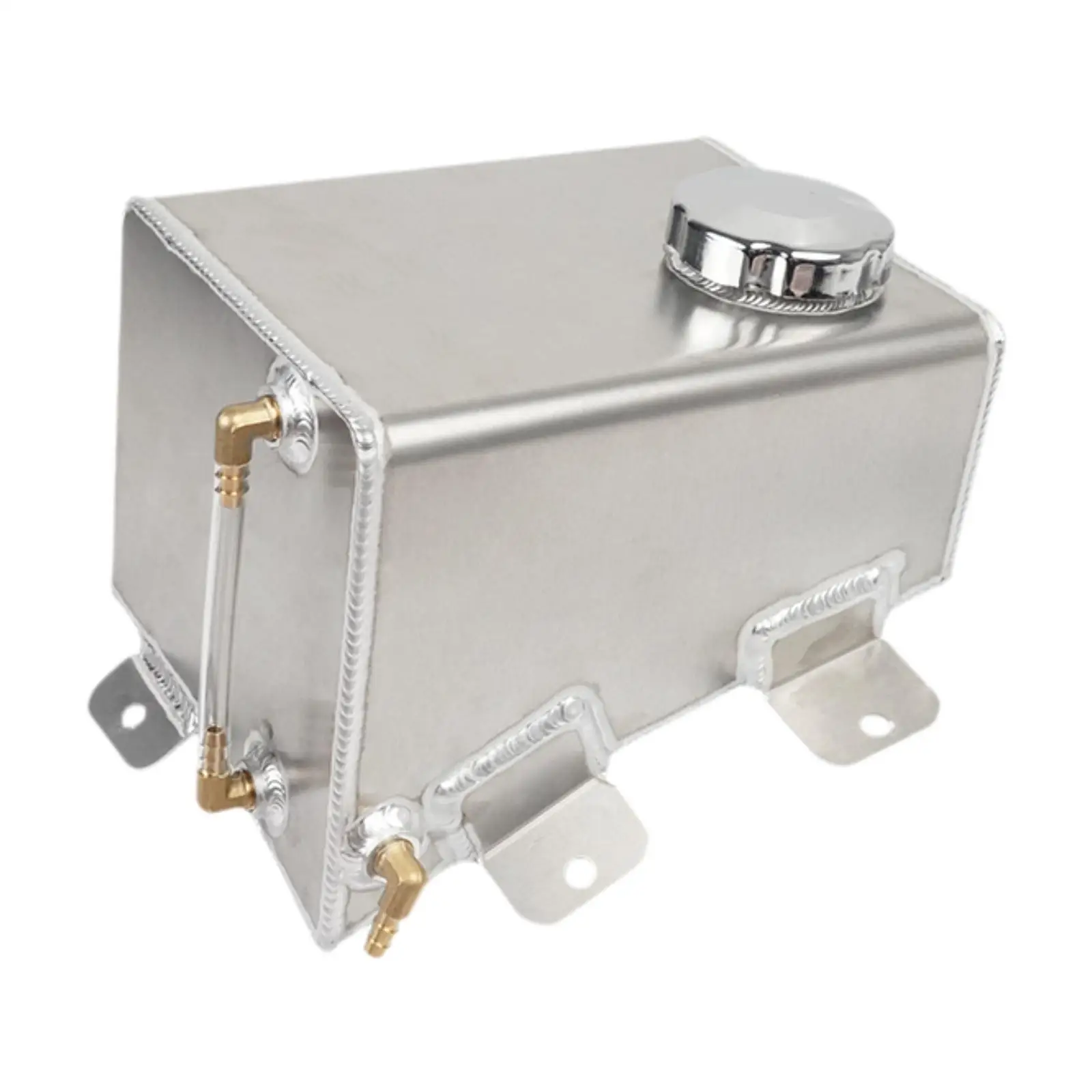 Tanque de transbordamento de refrigerante Tanque de recuperação de refrigerante prata automotivo de alto desempenho