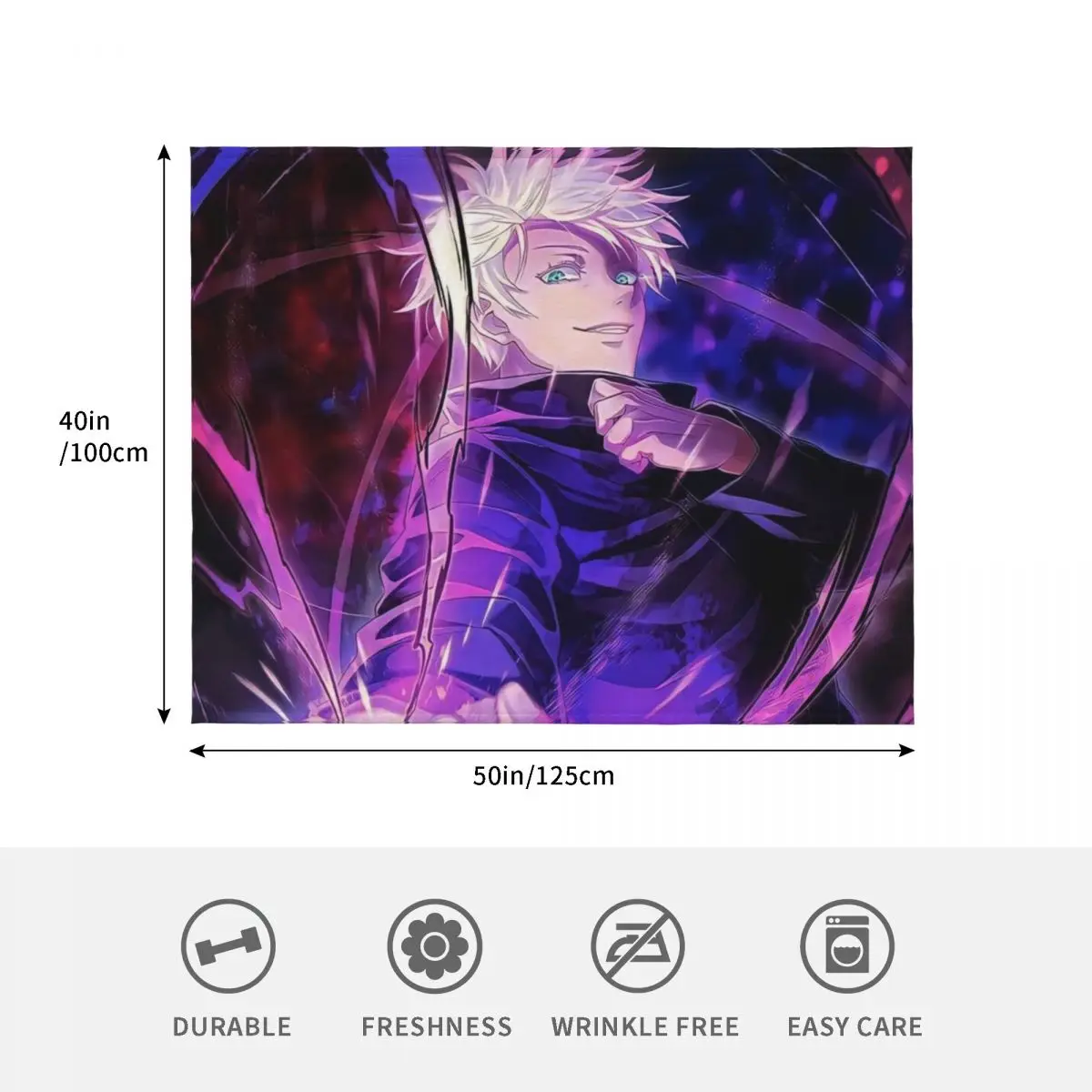 بطانية رمي Gojo Satorou، أريكة سرير فضفاضة، بطانيات St فاخرة