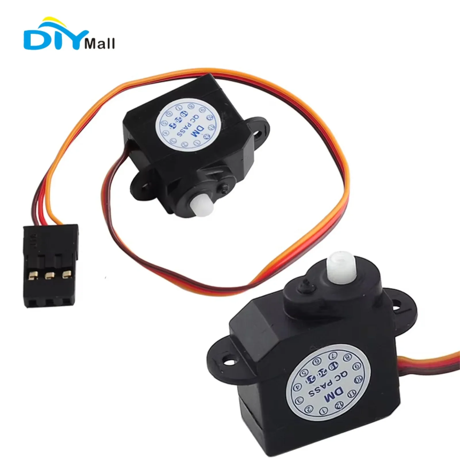 

DIYmall DM-S0020 2.1г микро-сервопривод 180 градусов PWM 5В с бесколлекторным двигателем для радиоуправляемых машин, самолетов, лодок, 2 шт., высокоточный сменный комплект