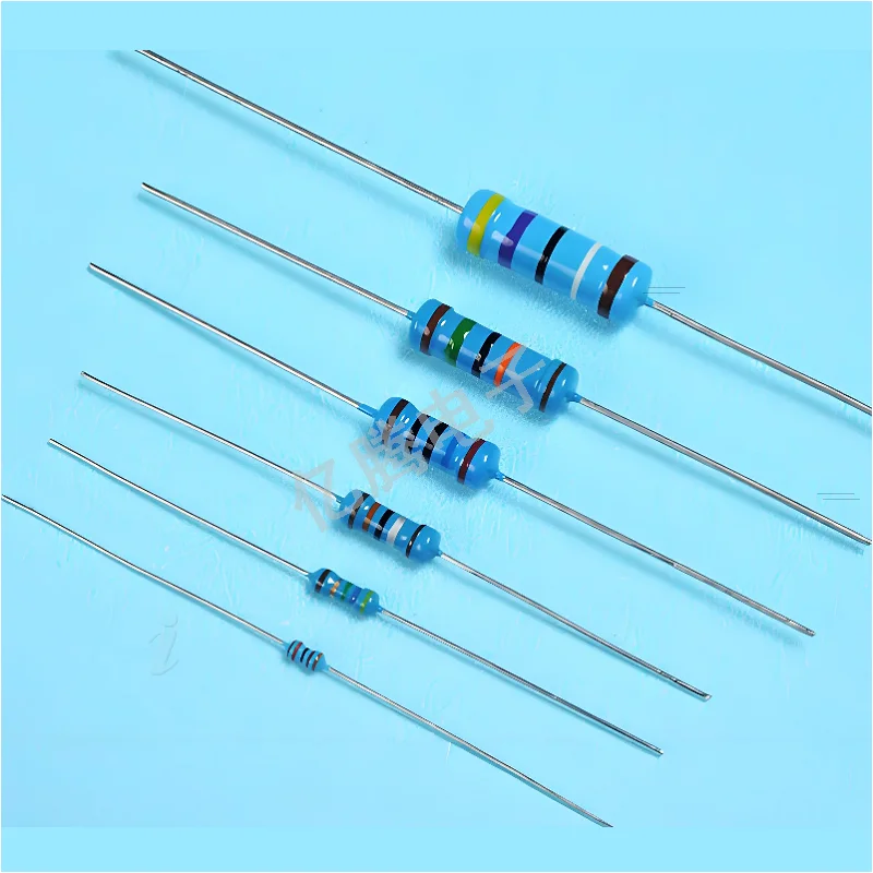 1/4W2W3W5W metal film resistor 1 ohm/20R/330R/3K/4.7K/51K/100K/220K/1M supports BOM table with large discounts.