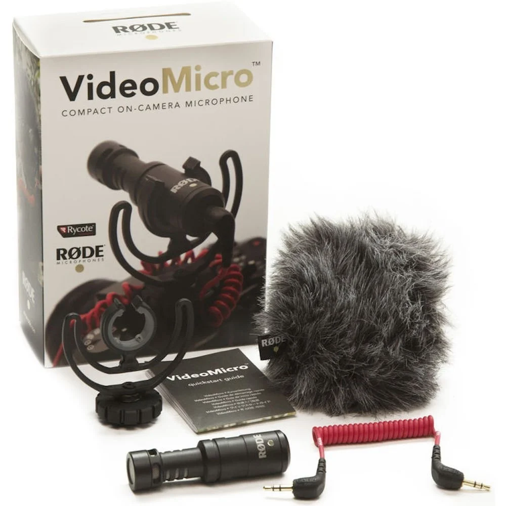 Rode VideoMicro On-Camera Microphone with Shock Mount