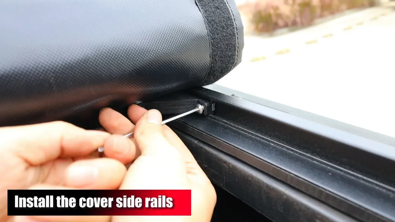 5.8FT Soft Roll Up Tonneau Cover Fits for 2019-2025 Silverado Sierra 1500 Truck Bed