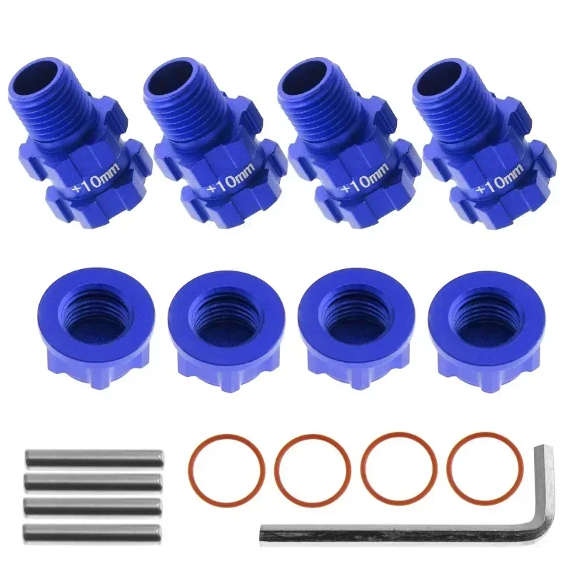 1/10 ARRMA 3S SENTON VORTEKS 타이푼 빅락 화강암 RC카 업그레이드 부품용 금속 14mm~17mm 휠 육각 어댑터