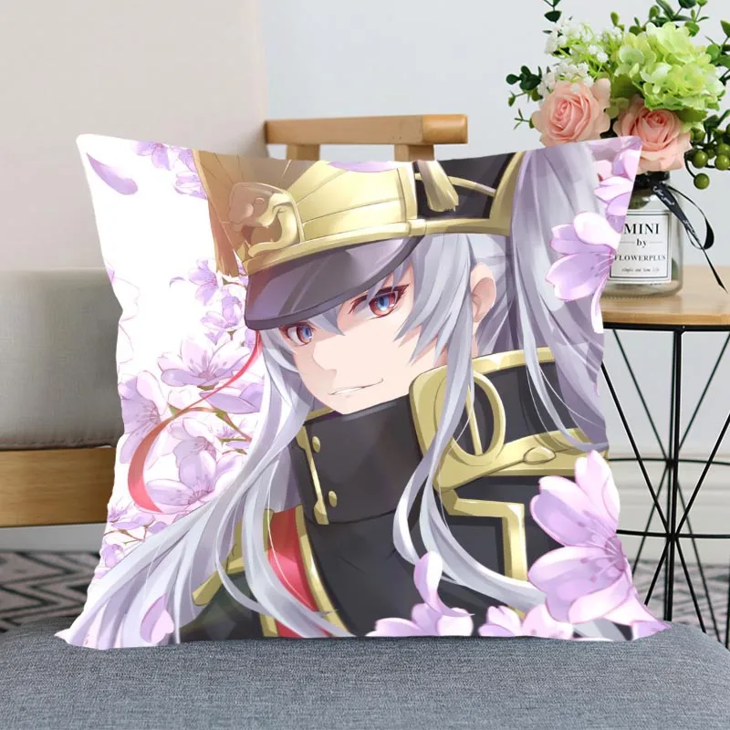 New Re:CREATORS Pillowcase Bedroom Home Decorative Gift Pillow Cover Square Zipper Pillow Cases 40x40,45x45 Satin Soft