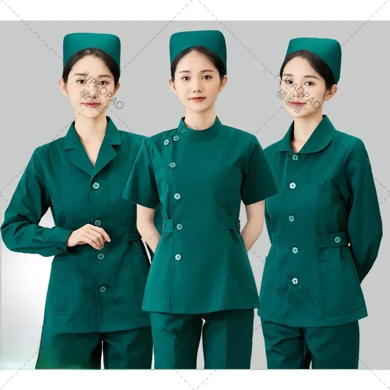 

Women Scrubs Nurse Accessories Medical Uniform Unisex Slim Fit Comfort Clinical Women Operating Room Work Uniform Jogger Suit