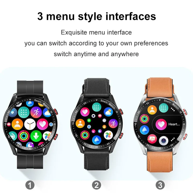 Relojes electrónicos para hombres y mujeres, banda de acero inoxidable, Bluetooth, habla, reloj inteligente impermeable