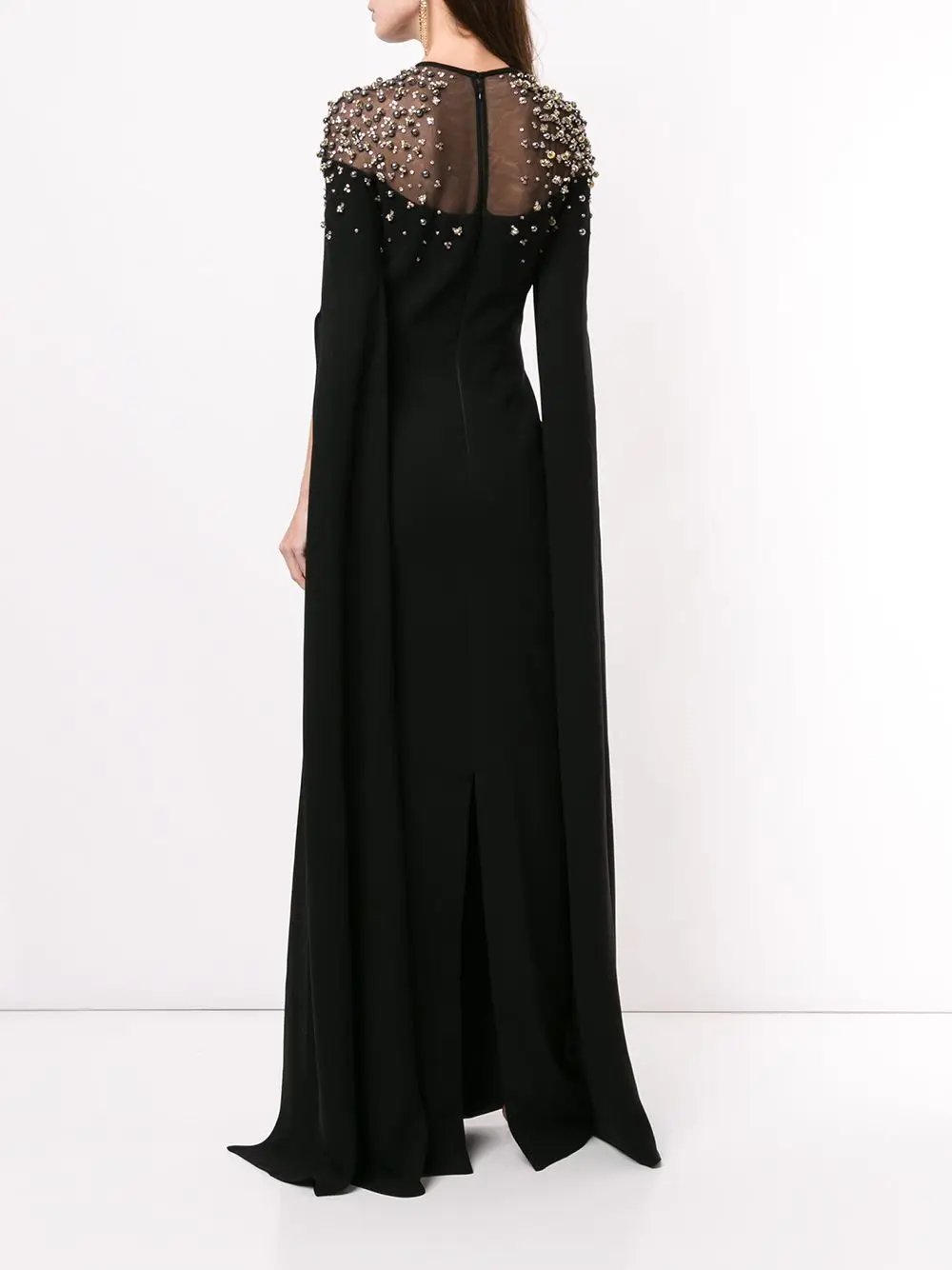 Muloong O-Neck Floor-Length Women Elegant And Pretty Luxury Prom Dress