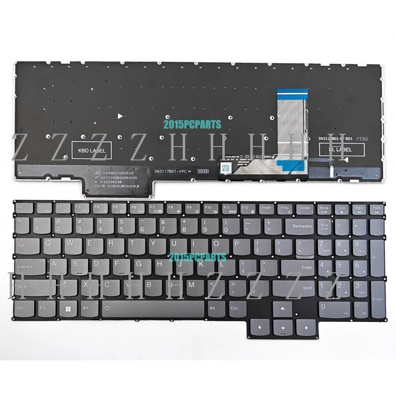 

Z New for Lenovo Legion Slim 5 16APH8 16IRH8 Keyboard Backlit US