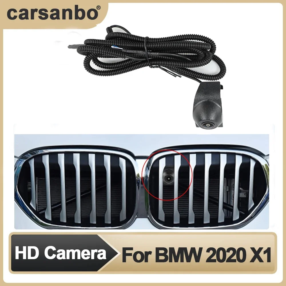 

Carsanbo HD Car Front View OEM Camera Night Vision Fisheye Wide Angle 150° Parking Surveillance System Camera For BMW X1 2020